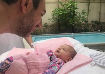 دختر تازه متولد شده فریبا نادری